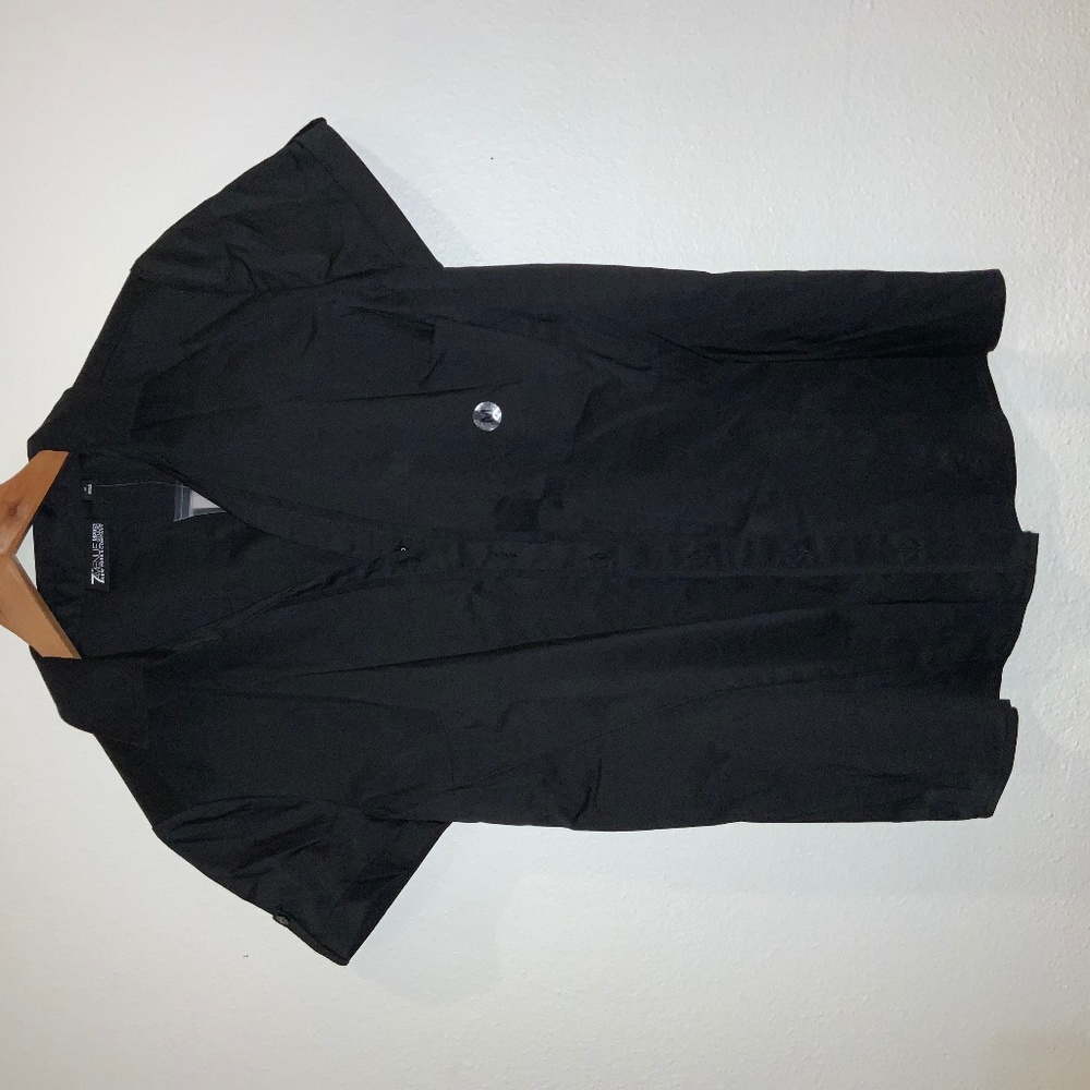M New York & Company black button up blouse